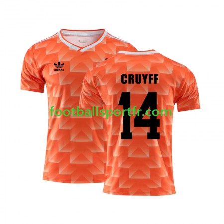 Tenue Pays-Bas Cruyff 14 Retro Domicile 1988 Maillot de Foot